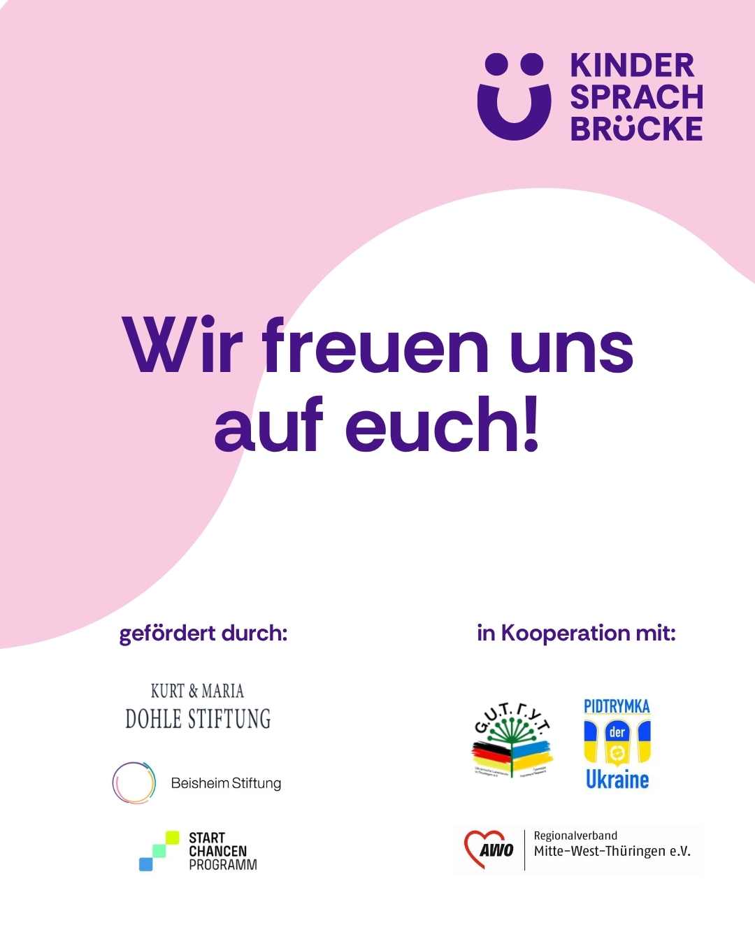 Förderfolie Sommerferiensprachkurse