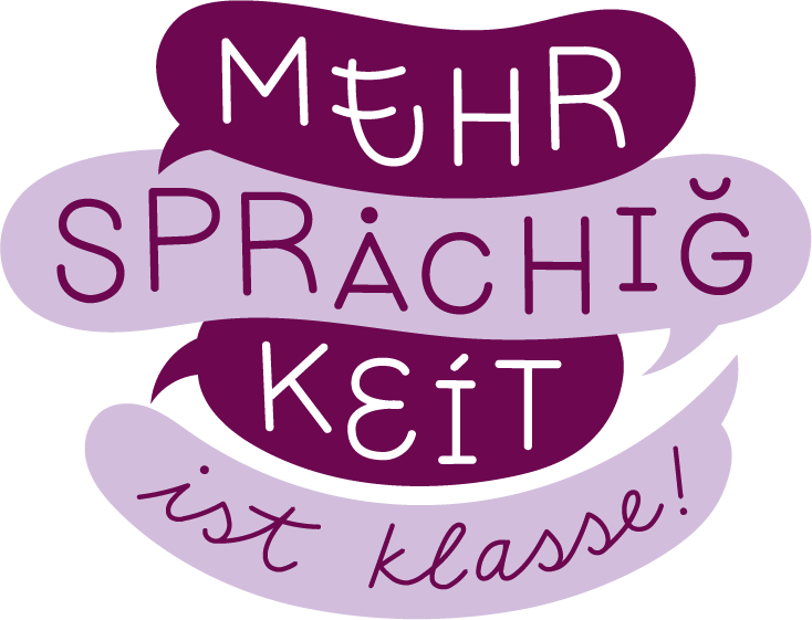 Logo Mehrsprachigkeit ist klasse!